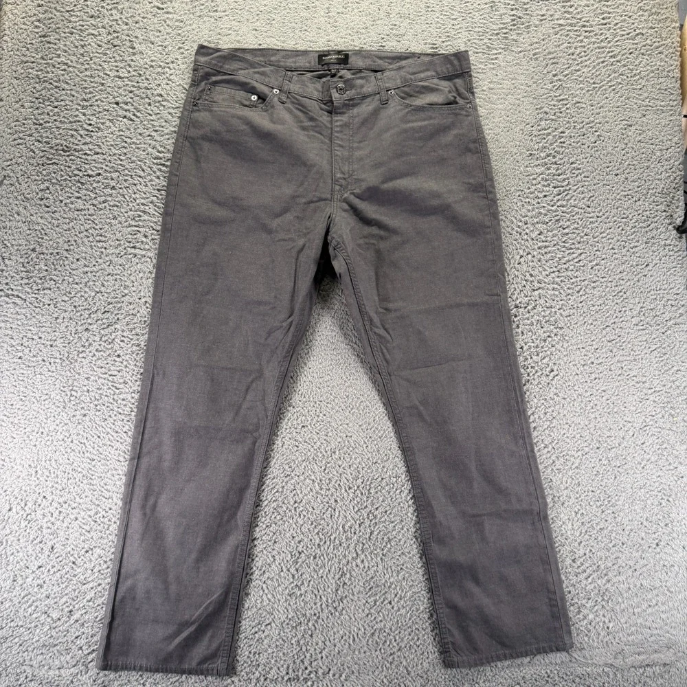 Banana Republic Jeans Mens 38x32 Gray Cotton Denim Straight Streetwear Workwear